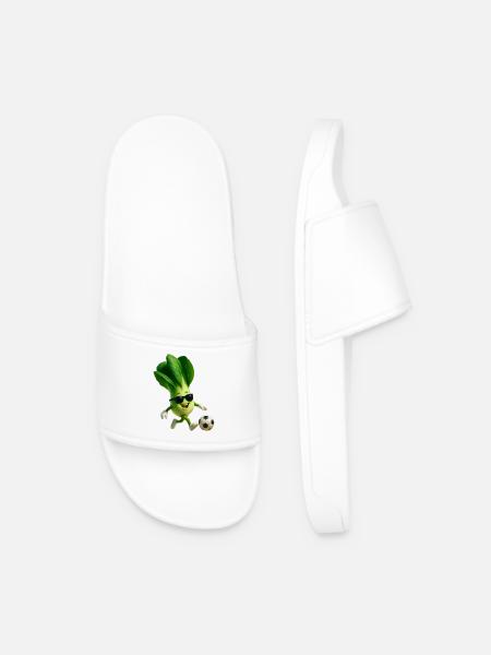 Pak Choi Fußball - Männer Badelatschen - Weiß