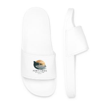 Port-Cros National Nature Park Mediterranean Island - Men’s Pool Sliders - white - Front