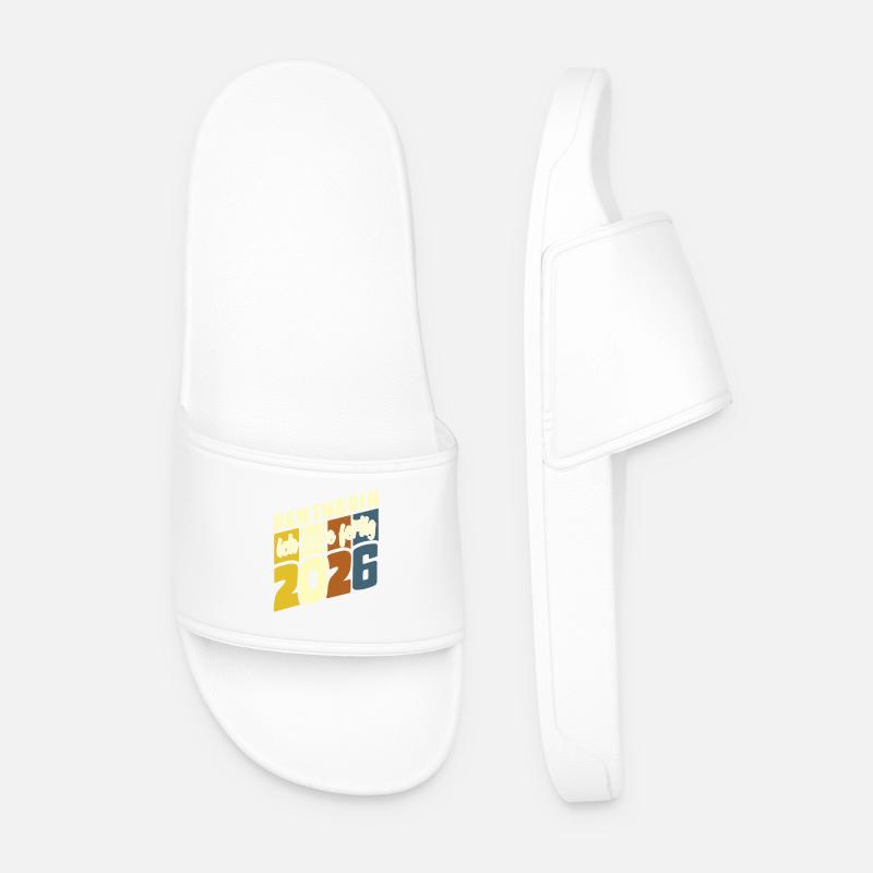 I'm done | Pensioner 2026 - Pension - Men’s Pool Sliders - white