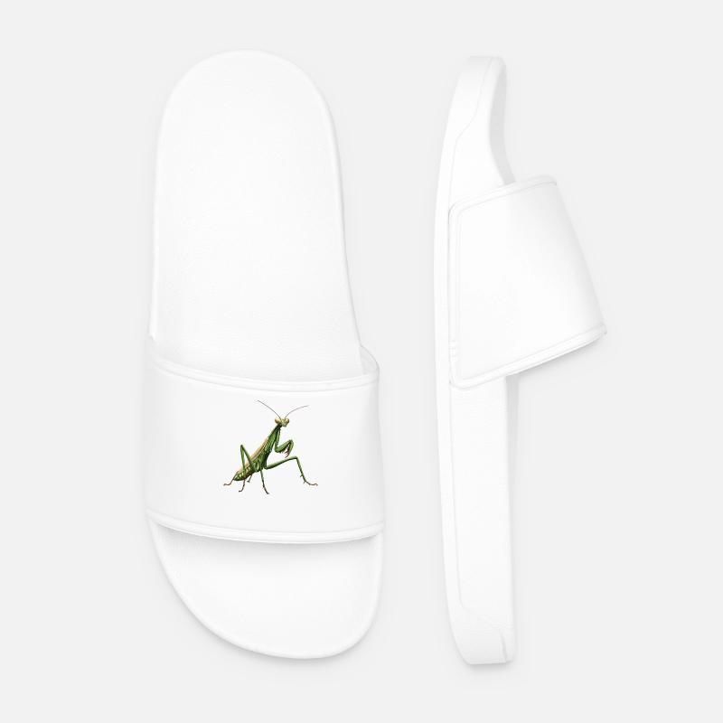 Gottesanbeterinnen Gottesanbeterin - Männer Badelatschen - Weiß