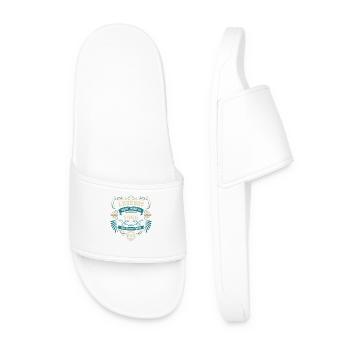 60 Birthday Legends were born in 1966 - Men’s Pool Sliders - white - Front