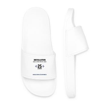 Installateur 25e anniversaire - Claquettes Homme - blanc - Devant