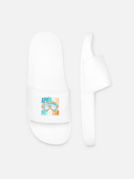 Après Ski Party Team Bunt - Men’s Pool Sliders - white
