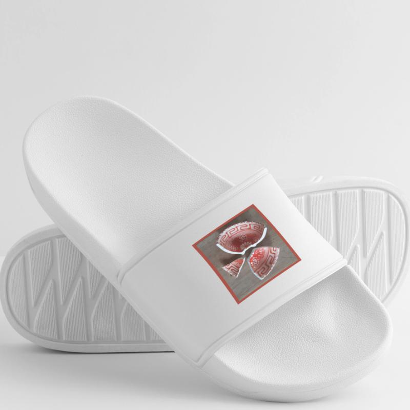 Broken Shell Patterning Men’s Pool Sliders