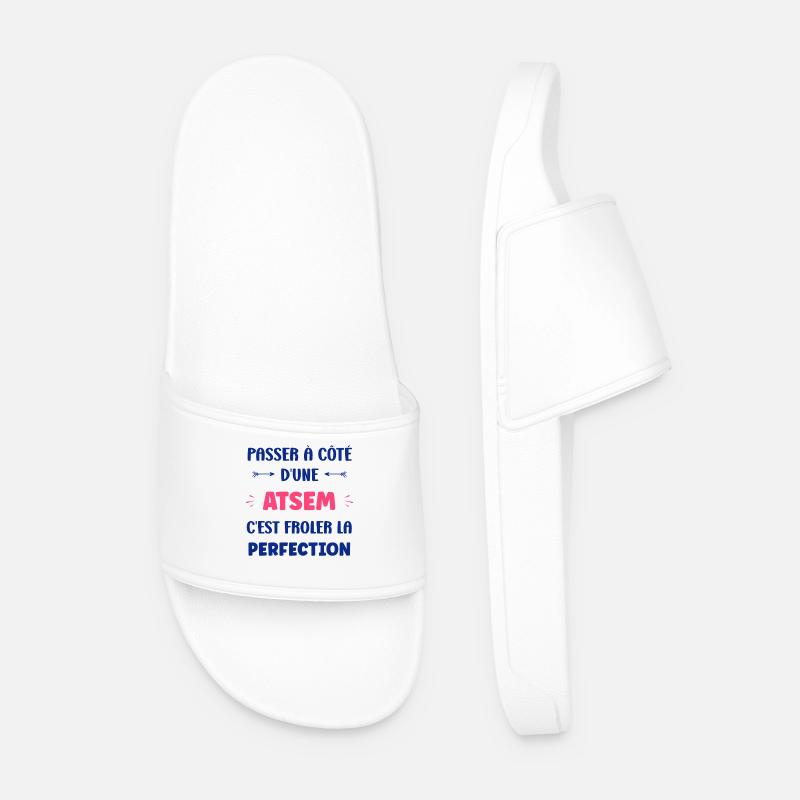 ATSEM - Men’s Pool Sliders - white