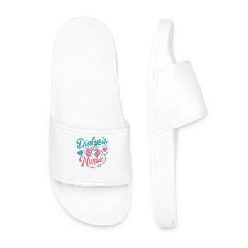 Motivation de l’infirmière en dialyse - Soins rénaux - Claquettes Homme - blanc - Devant