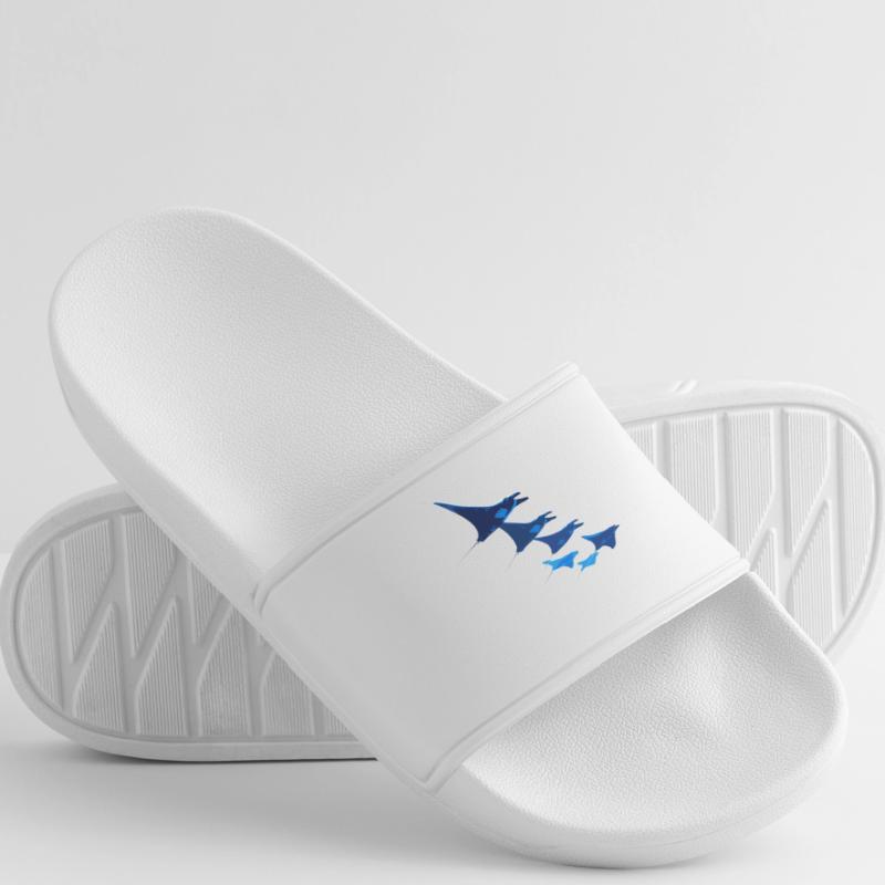 Manta Ray, Devil Ray, Stingray, Diver Men’s Pool Sliders