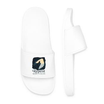 Repens-toi avant qu’il ne soit trop tard - Claquettes Homme - blanc - Devant