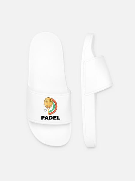 I can't I have padel - Men’s Pool Sliders - white