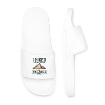 J’ai parcouru une très petite section du sentier des Appalaches - Claquettes Homme - blanc - Devant