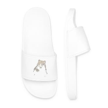 Grizzly Bear Randonnée Camping Ours brun vintage - Claquettes Homme - blanc - Devant