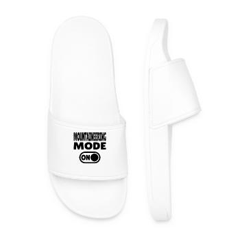 Mountaineering Mode ON – Summit in sight - Men’s Pool Sliders - white - Front