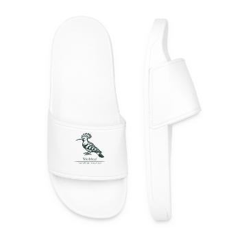 Silhouette du Hoppe | Ornithologie | Dessin - Claquettes Homme - blanc - Devant