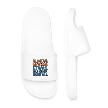 You have that certain something that no one wants - Men’s Pool Sliders - white - Front