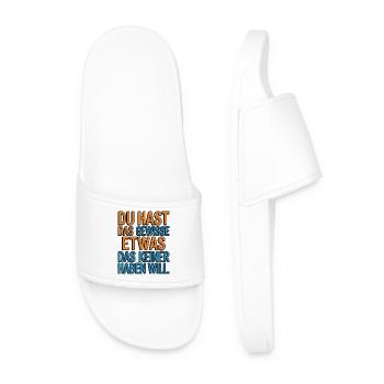 You have that certain something that no one wants - Men’s Pool Sliders - white - Front