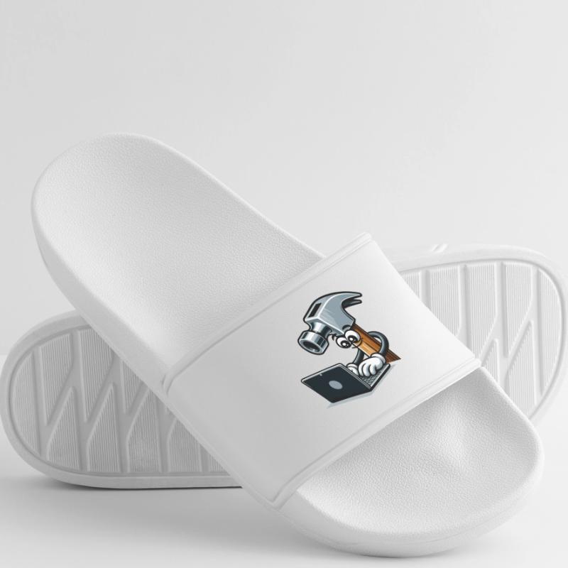 HammerCode: Tool meets bits Men’s Pool Sliders