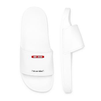 Abitur 2026 Abitur Graduation Guestbook Abitur - Men’s Pool Sliders - white - Front