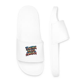 Together We Are America Shirt - Men’s Pool Sliders - white - Front