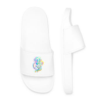 Tuba player - Men’s Pool Sliders - white - Front