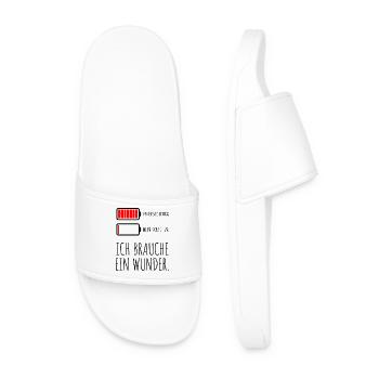 Prix, 100 % Mon compte 1 % - Claquettes Homme - blanc - Devant