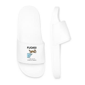 FUGASI : Fox dans une situation délicate. - Claquettes Homme - blanc - Devant