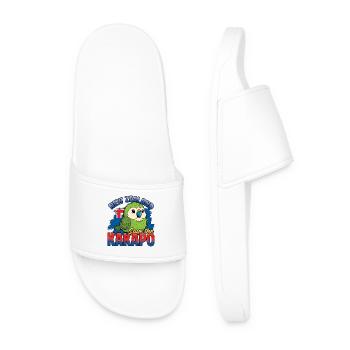 Sauver l’oiseau Kakapo Nouvelle-Zélande - Claquettes Homme - blanc - Devant