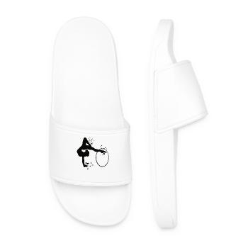 Gymnastique, cercleaux, gymnastique rythmique - Claquettes Homme - blanc - Devant