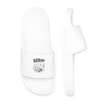 Je M’en Fish Totalement Humour Pêcheur - Claquettes Homme - blanc - Devant