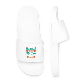 Drywall Drywall Builder Drywall Fitter - Men’s Pool Sliders - white - Front