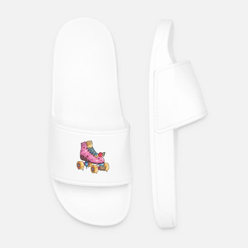 Rollschuhe Eiscreme Roller Skates Rollschuh - Men’s Pool Sliders - white