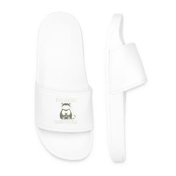 Raton laveur fort – pleure facilement - Claquettes Homme - blanc - Devant