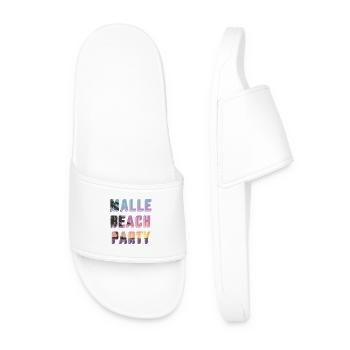 Coucher de soleil à Malle Beach Party - Claquettes Homme - blanc - Devant