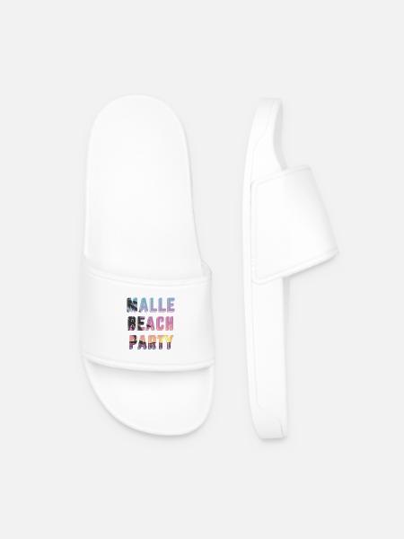 Malle Beach Party Sunset - Men’s Pool Sliders - white