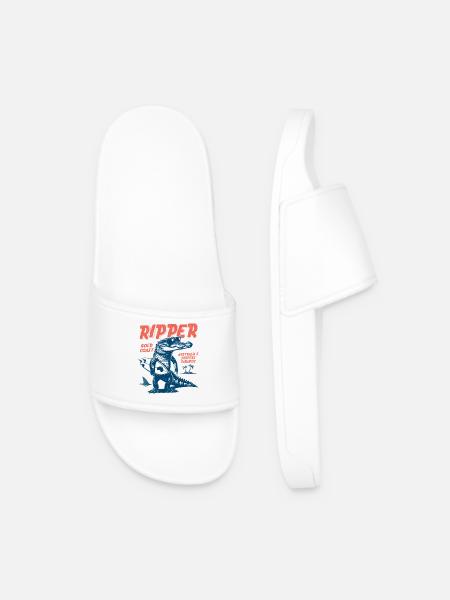 Ripper Surfer Croc Gold Coast Australia - Men’s Pool Sliders - white