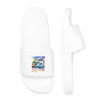 Caribbean Cruise Squad - Men’s Pool Sliders - white - Front