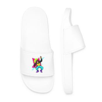 Rock Heavy Metal Singe Singe Rock Musique - Claquettes Homme - blanc - Devant