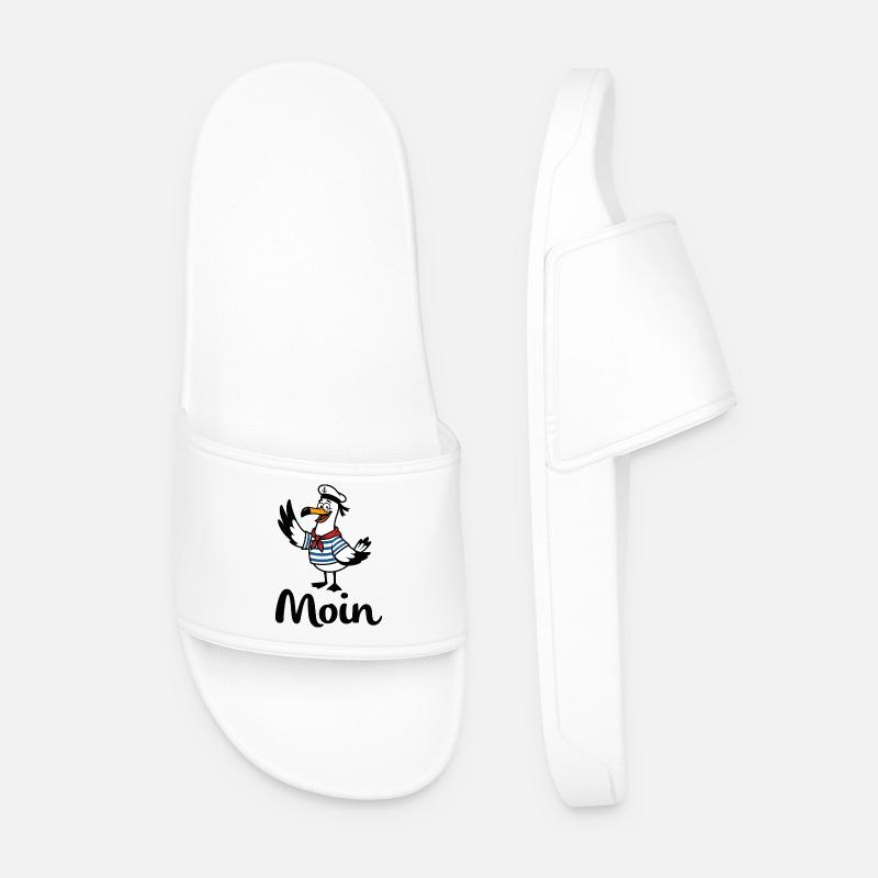 Möwe Moin Matrose - Männer Badelatschen - Weiß