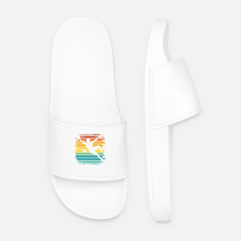 Boulderer Boulder Bouldering - Men’s Pool Sliders - white