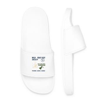 La Société du Wild Yeast Fest du Levain Sauvage S’en Vient Encore Faire Pâtisser - Claquettes Homme - blanc - Devant