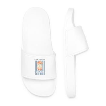 Pain au levain Tenez Un peu Partenaire Donnez mon pain de levain - Claquettes Homme - blanc - Devant