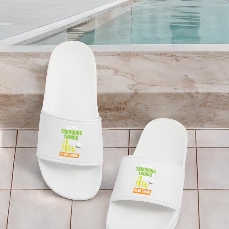 discus throw discus throw discus thrower Men’s Pool Sliders