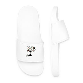 Enfant pommier de la souris mignonne - Claquettes Homme - blanc - Devant