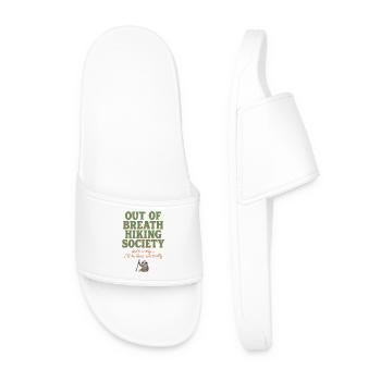 Société de randonnée essoufflée - Claquettes Homme - blanc - Devant