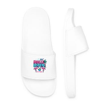 Malle Divas On Tour Women's Flamingo Mallorca Party - Men’s Pool Sliders - white - Front