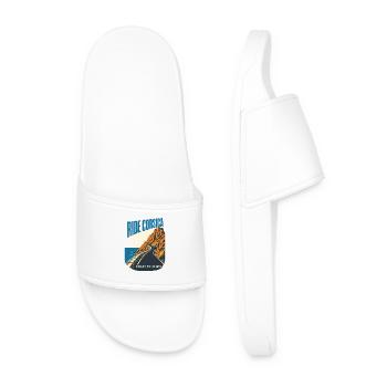 Ride Corsica Road Cycling Coast to Climb Island Ro - Men’s Pool Sliders - white - Front