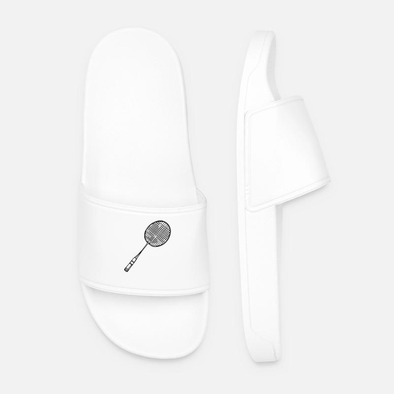 Badminton rackets - Men’s Pool Sliders - white
