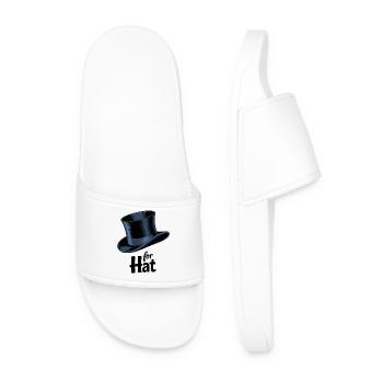 Graphisme magique haut-de-forme - Claquettes Homme - blanc - Devant
