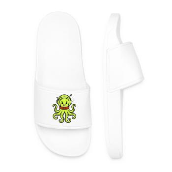 Extraterrestre mignon - Claquettes Homme - blanc - Devant