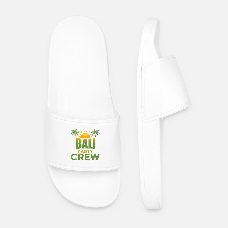 Bali Party Crew - Männer Badelatschen - Weiß