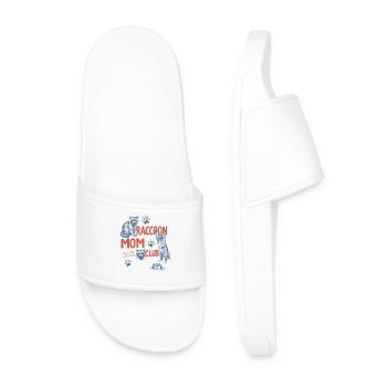 Dog Mom Club Shirt Life is Better with Dogs - Men’s Pool Sliders - white - Front
